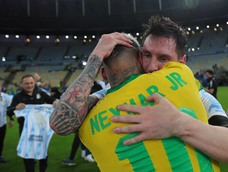 Neymar le dedicó un emotivo mensaje a Lionel Messi antes de su último partido con la Selección argentina.