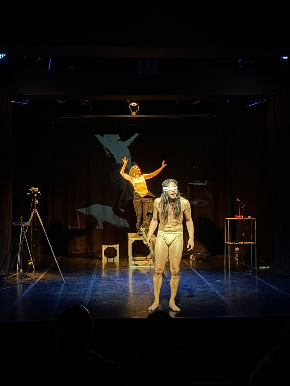 La dupla sanjuanina en el emblemático Espacio Experimental Leónidas Barletta