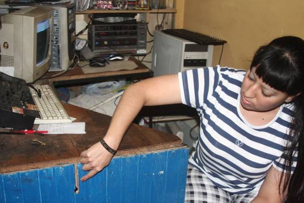 Un balazo en una radio