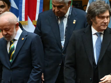 Lula y Javier Milei.