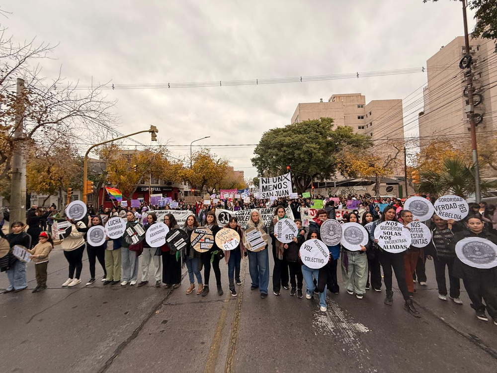 Marcha Ni Una Menos 2026. Foto: Diario de Cuyo