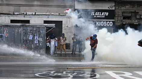 Protestas en el Congreso: 10 heridos y 12 detenidos tras los incidentes durante el paro