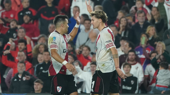 Facundo Colidio fue el autor del segundo gol de River.