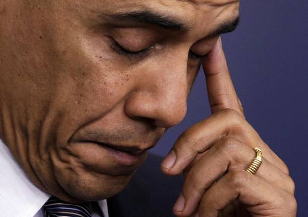 Obama secó lágrimas