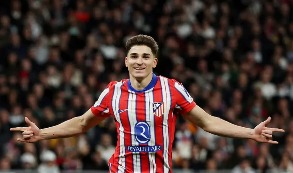 INSPIRADO. Julián Alvarez es vital en el presente del Atlético Madrid.