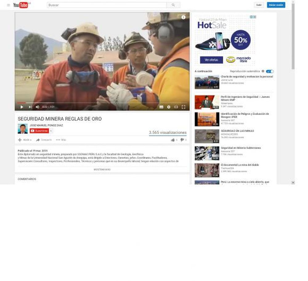 Seguridad minera, reglas de oro