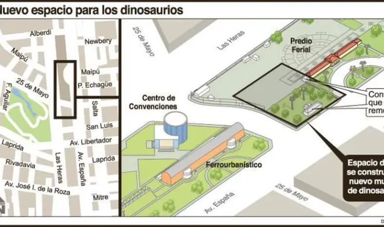 En dos semanas quieren empezar a construir el Museo de los Dinosaurios