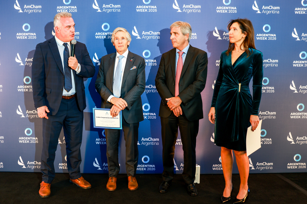 Los Azules fue distinguido en Nueva York por su inversi&oacute;n millonaria en cobre bajo el RIGI