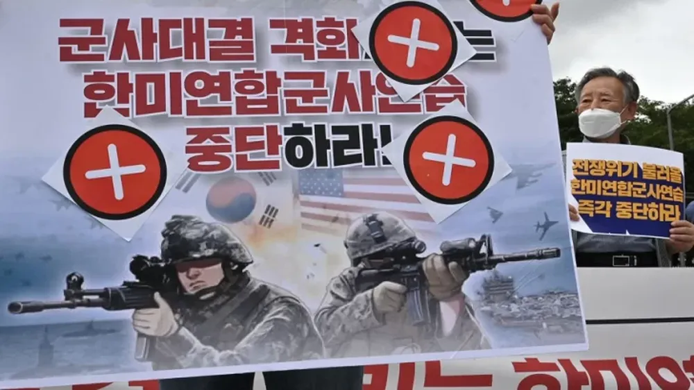 EEUU y Corea del Sur inician maniobras militares, se espera respuesta de Corea del Norte