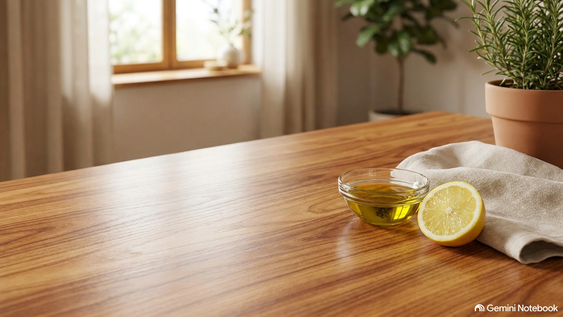 ¿recuperar muebles de madera rayados en minutos? hacelo con 2 cucharadas de aceite de oliva y limon