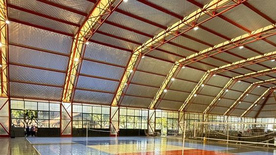 Un sueño. El nuevo piso del estadio de Hispano se concretó con el esfuerzo de todos.