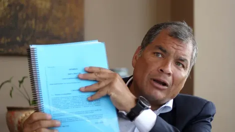 Rafael Correa tras la orden de detención: “No voy a volver a Ecuador, sería casi un suicidio”