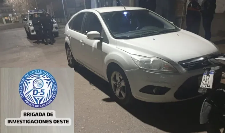 Recuperan en Capital un auto robado en Rawson