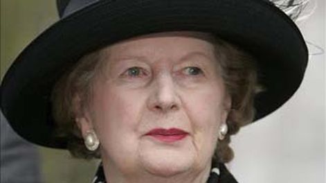 Margaret Thatcher, internada por una infección