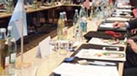 Exportadores de pasas de uva en la Feria alemana Anuga