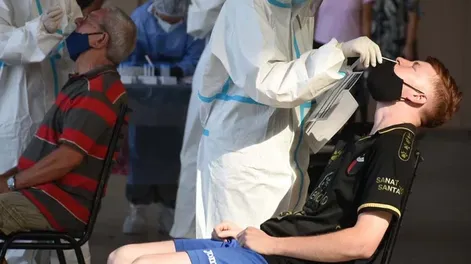Reportan 46.045 contagios de coronavirus en el país, un 11% menos que la semana pasada