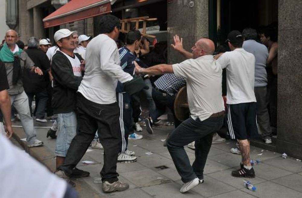 Convención, a trompadas en la UCR