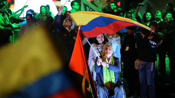 El candidato de Correa quedó a un paso de ganar la Presidencia