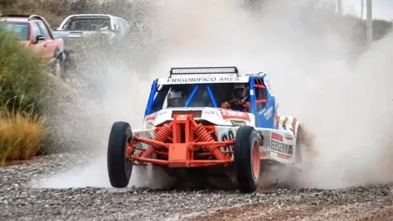 Tras el viento, García se quedó con el rally