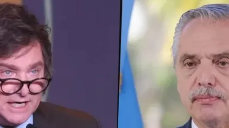 Milei dijo que Alberto tomaba tomaba champagne en Olivos todos los días y se retractó