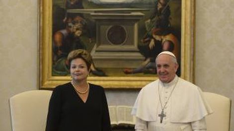 Para Rousseff ‘el Papa es  argentino y Dios, brasileño’