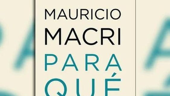 Macri mostró la tapa de su nuevo libro