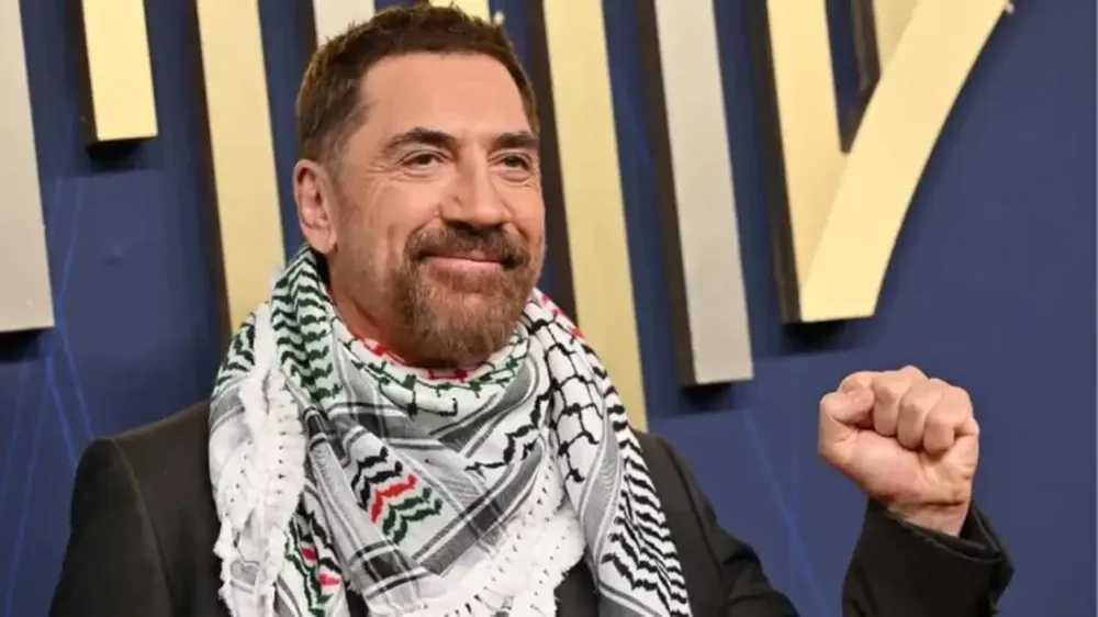 Javier Bardem denunció el genocidio de Gaza en los Emmy