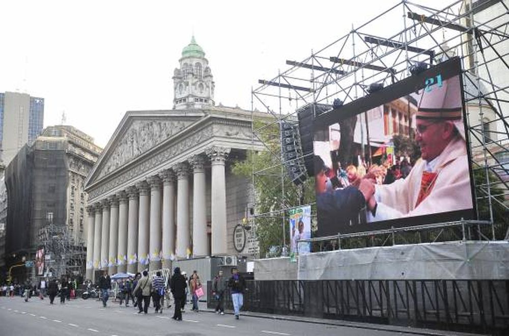 Vigilia de oración y música  en Argentina por el Papa