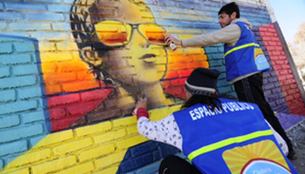 Santa Lucía: Son más de 20 los murales pintados en 45 días