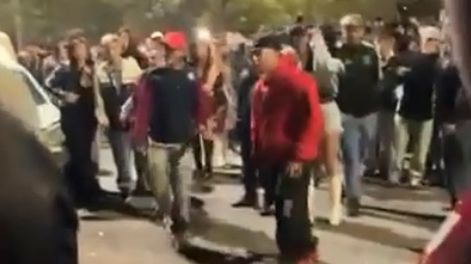 [videos] batalla campal en un boliche sanjuanino: se pelearon adentro y la siguieron afuera
