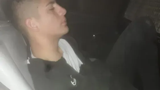 Todo tajeado por un asalto