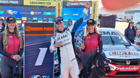 Dominio. Leonel Pernía fue el mejor de la clasificación del Turismo Nacional en el Villicum.