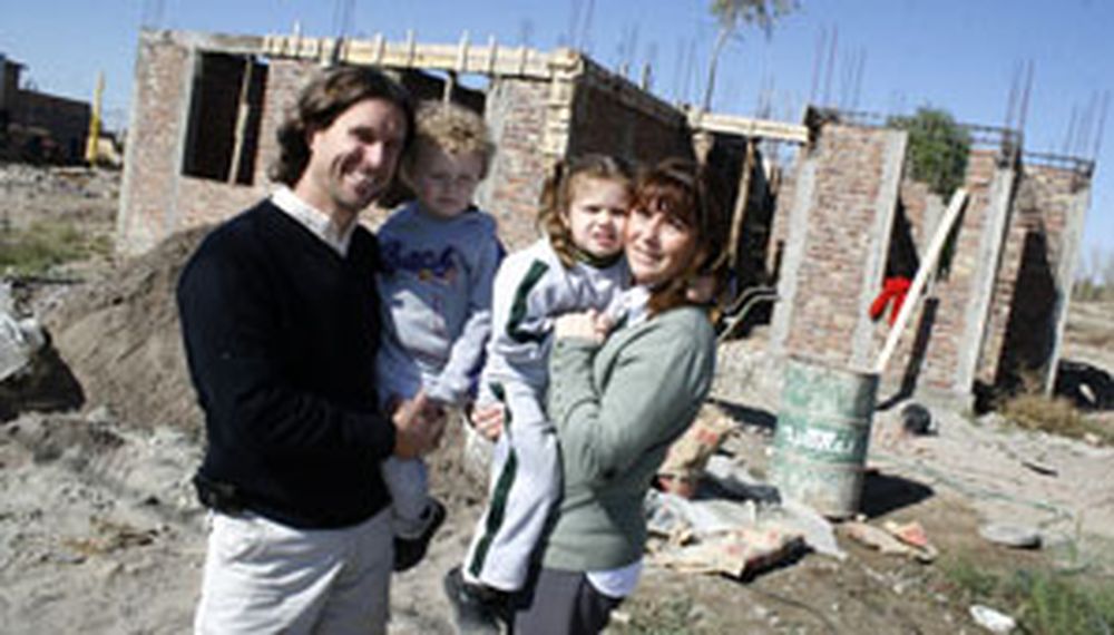 Procrear: hay 442 familias  que construyen sus casas