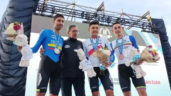 Panamericano en San Juan: Colombia y Venezuela, dueños de la crono de Elite
