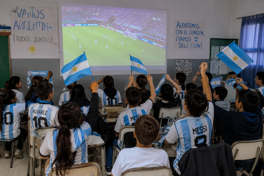 Los alumnos de las escuelas de San Juan podrán vivir el Mundial en las aulas.