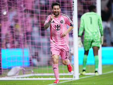 Lionel Messi convirtió un doblete para el Inter Miami.