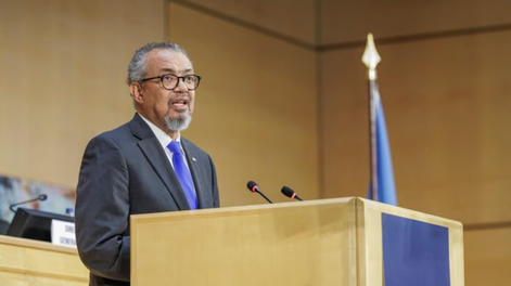 El director general de la Organización Mundial de la Salud (OMS), Tedros Adhanom Ghebreyesus.