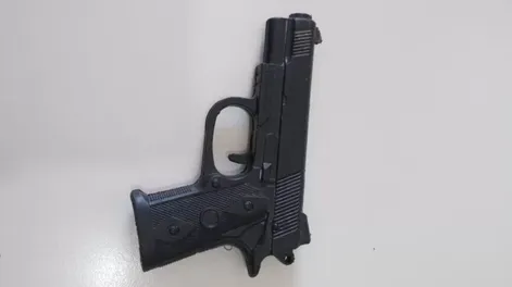 Con una pistola de juguete, apuntó a la dueña de un auto para robarle la batería