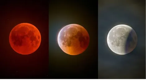 LUNA DE SANGRE. Las fases del eclipse total de Luna se verán entre la noche del jueves y la madrugada el viernes. Será el único fenómeno de este tipo en el año.
