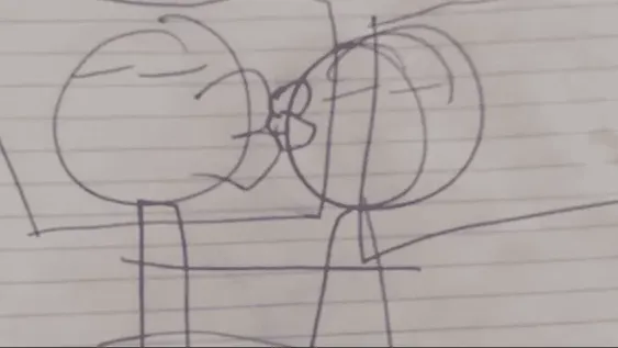 El llamativo dibujo de una niña que dejó al descubierto que era abusada por su padrastro