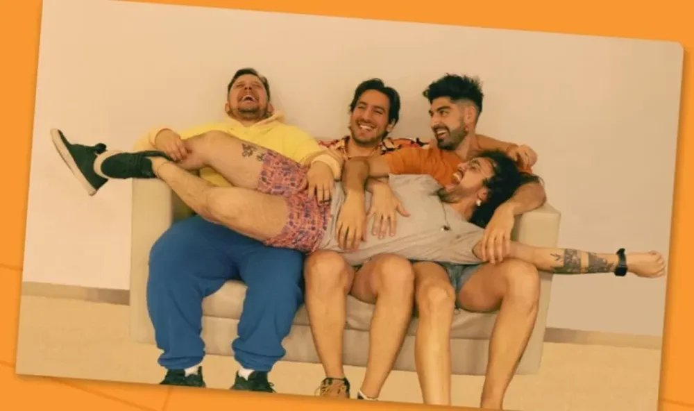 Vainilla, la banda integrada por Andrés Rímolo, Facundo Marín, Santiago Medina Hascher y Agustín Gómez Más