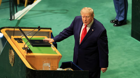 trump defendio su politica exterior ante la onu y advirtio que podria aniquilar a iran