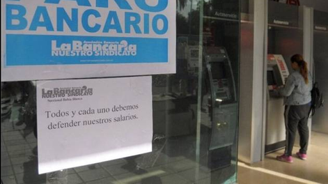 Paro bancario.
