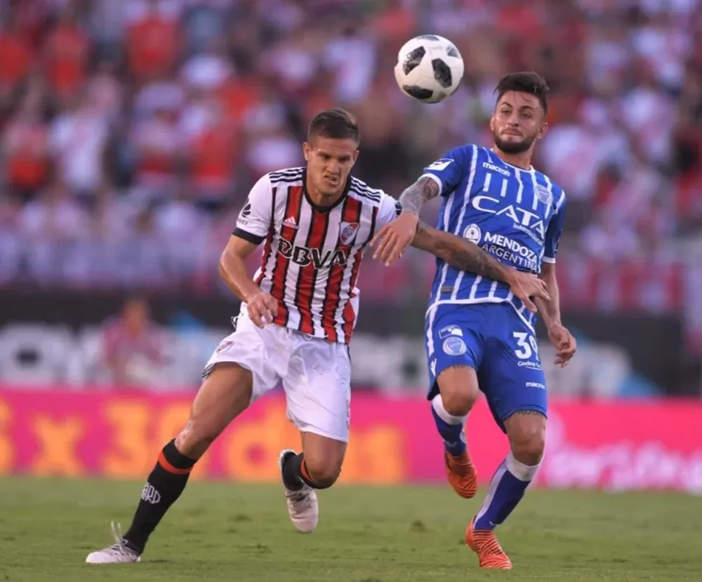 River perdía, pero se recuperó y obtuvo un punto ante Godoy Cruz