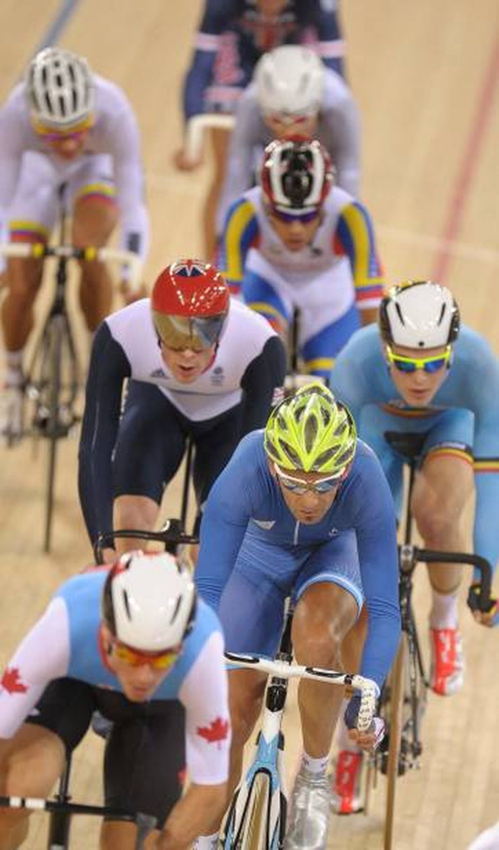Pérez tuvo un buen inicio en el Omnium