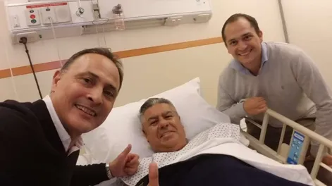 El presidente de la AFA, Claudio “Chiqui” Tapia, debió ser sometido a una operación