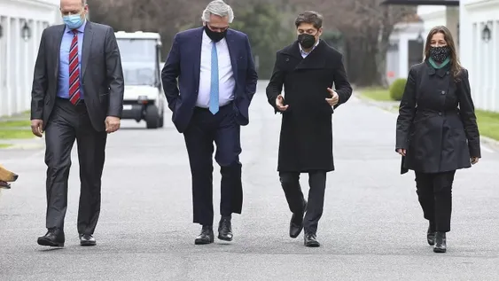 Revuelta policial: Alberto Fernández recibe a Kicillof e intendentes del Conurbano