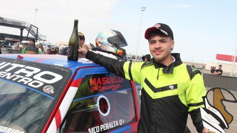 Diario de Cuyo | Consagración. Nico Peralta demostró que su crecimiento no se detiene y en la Pista 1.4 terminó como escolta en una gran carrera.