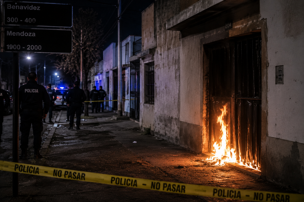 Balacera en el barrio Cabot. Imagen ilustrativa IA.