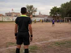 por el fuerte viento zonda, la liga sanjuanina de futbol suspendio la jornada del domingo